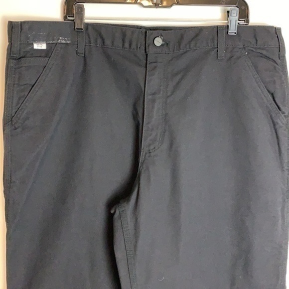 Carhartt black mens size 40 Flame Resistant Washed Dungaree - Picture 3 of 10